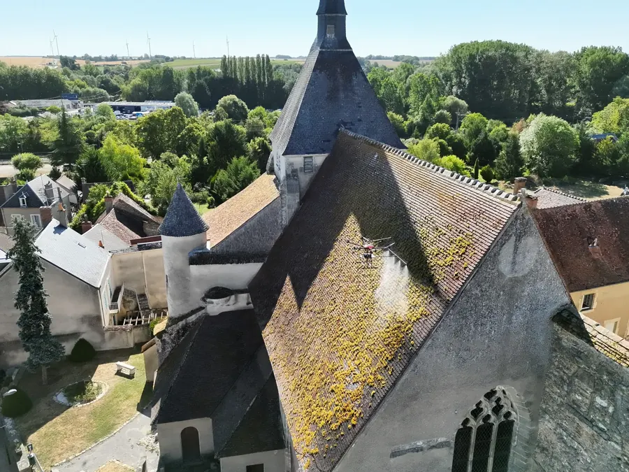 Traitement par drone